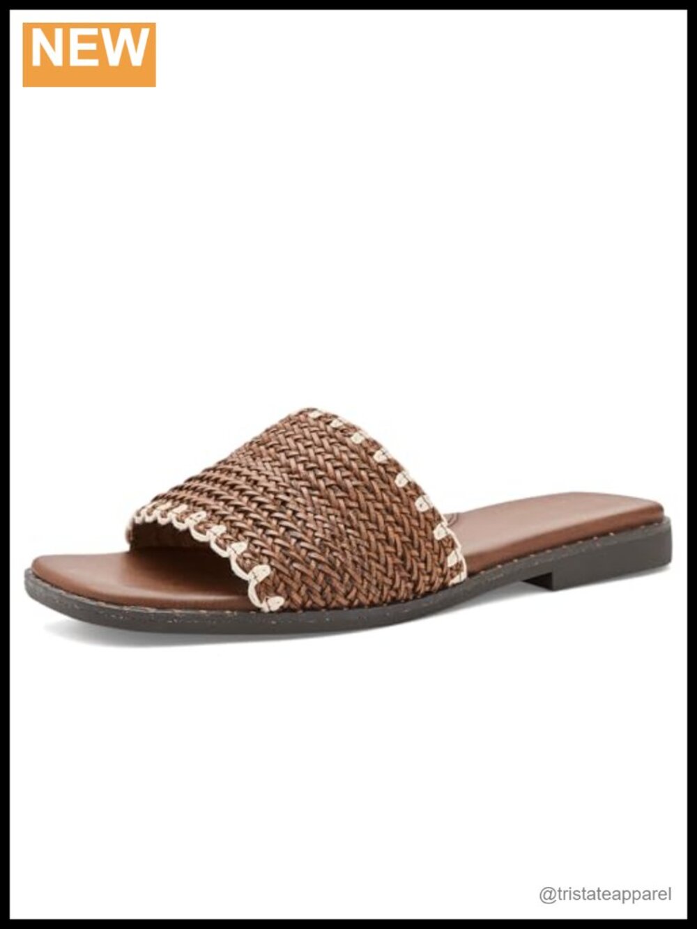 Söfft Elsa Flat Slide Sandal Textile Synthetic Upper Leather Lining Casual